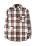 Men's Plus Size Classic Plaid Long Sleeve Shirt