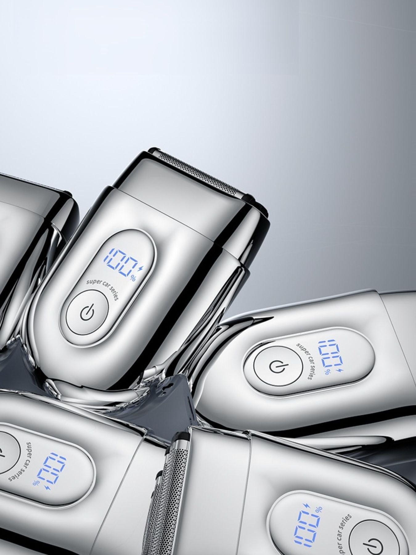 Portable Mini Shaver with LED Display