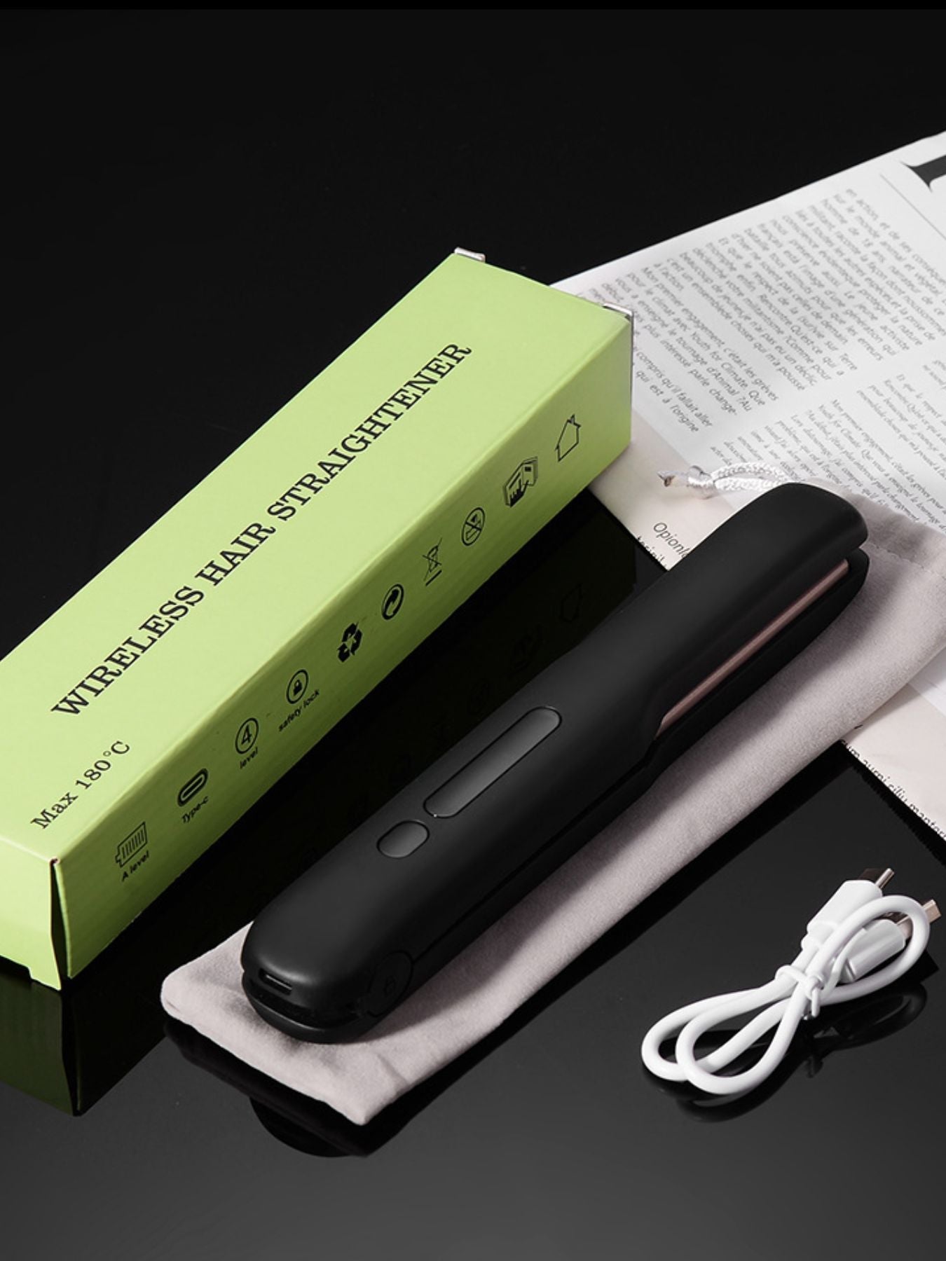 Portable Cordless Hair Straightener