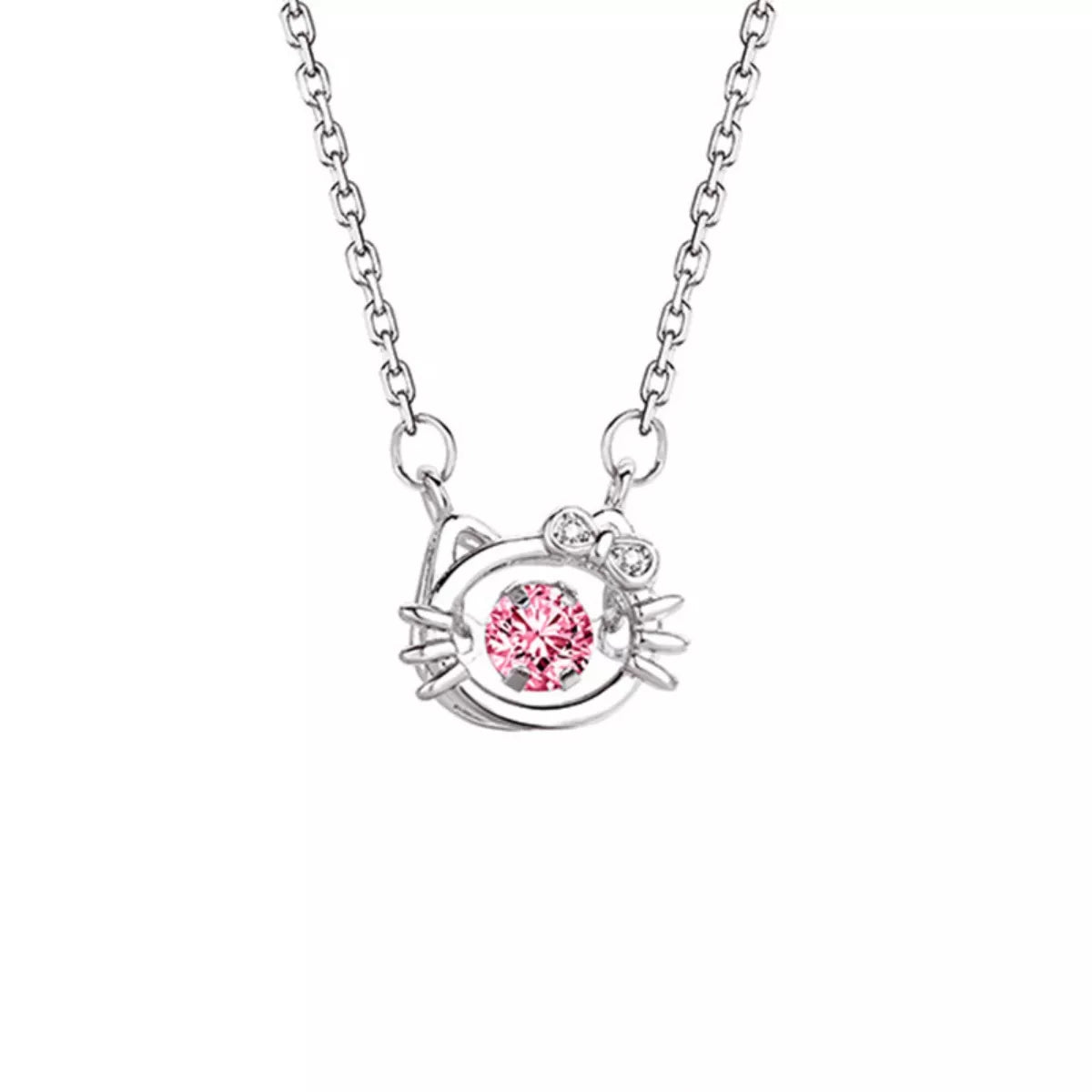 925 Sterling Silver Cat Necklace