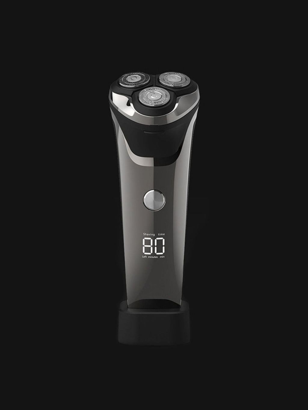 Electric Rotary Shaver with LED Display