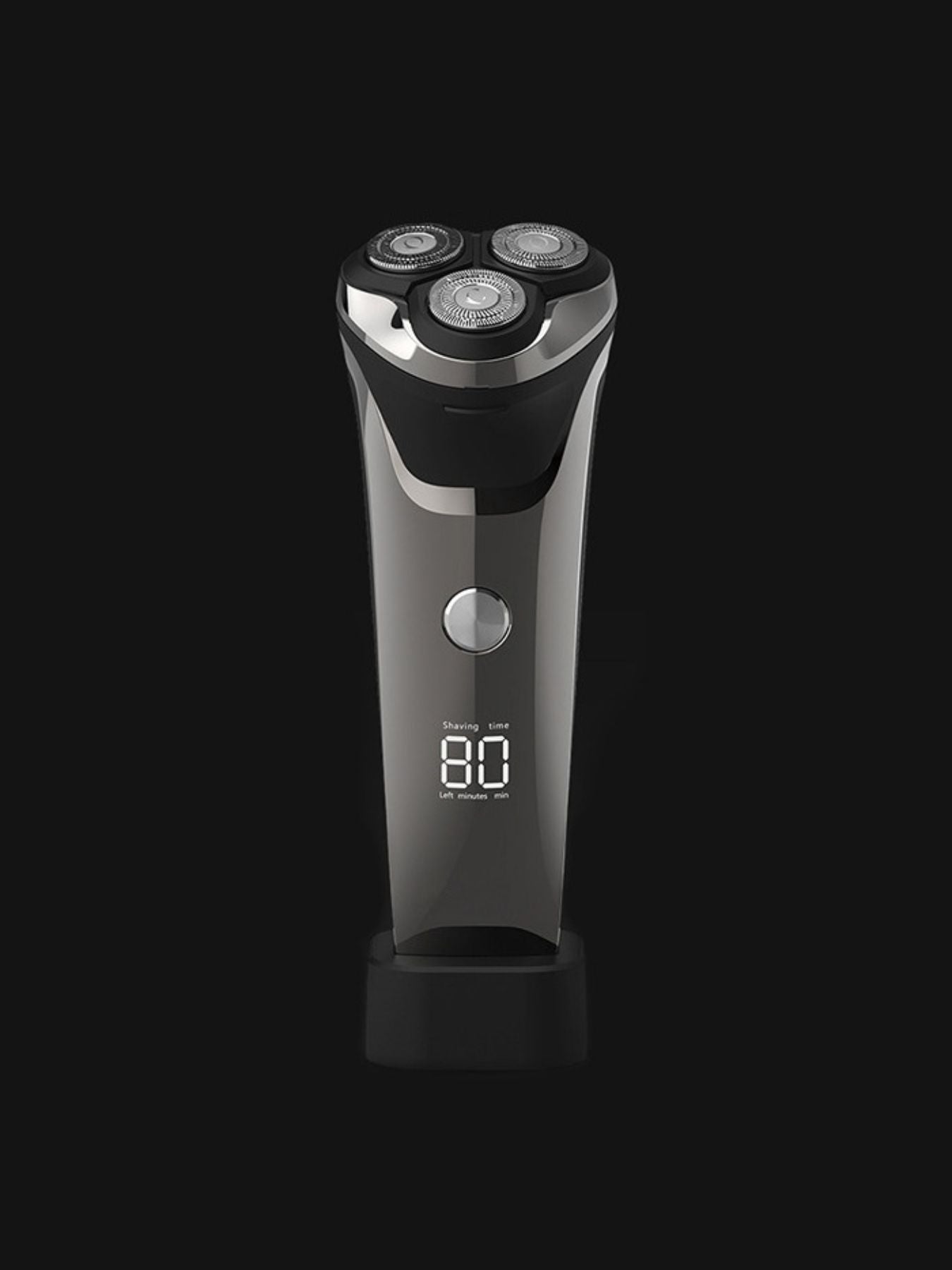 Electric Rotary Shaver with LED Display