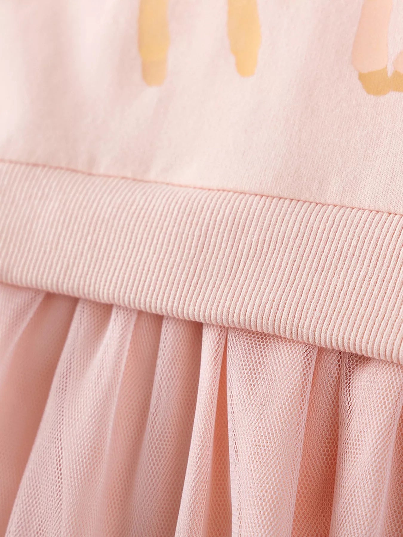Children's Bunny Tulle Layered Dress