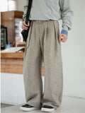 Men's Plus Size Wide Leg Pants