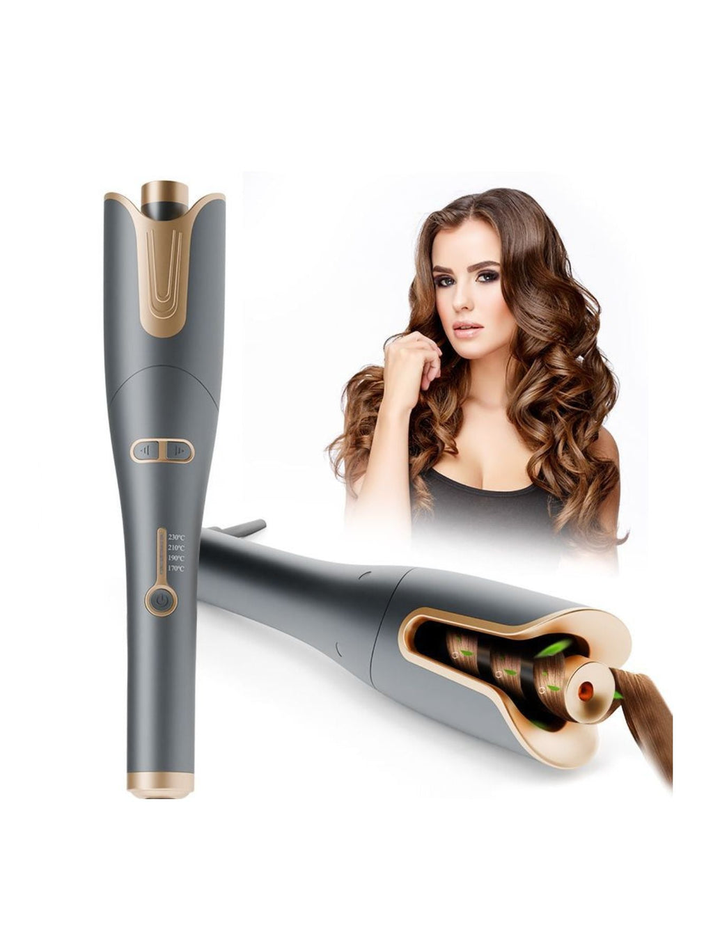 Automatic Rotating Hair Curling Iron