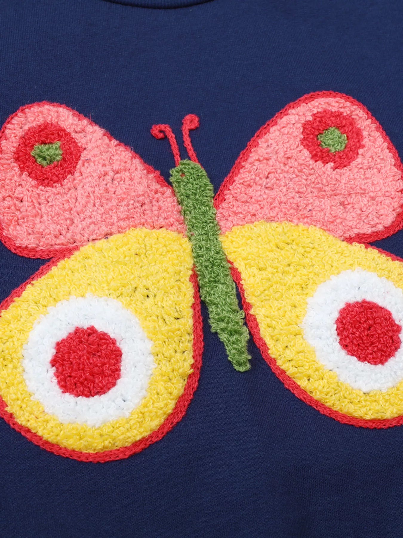 Children's Butterfly Crew Neck Sweatshirt