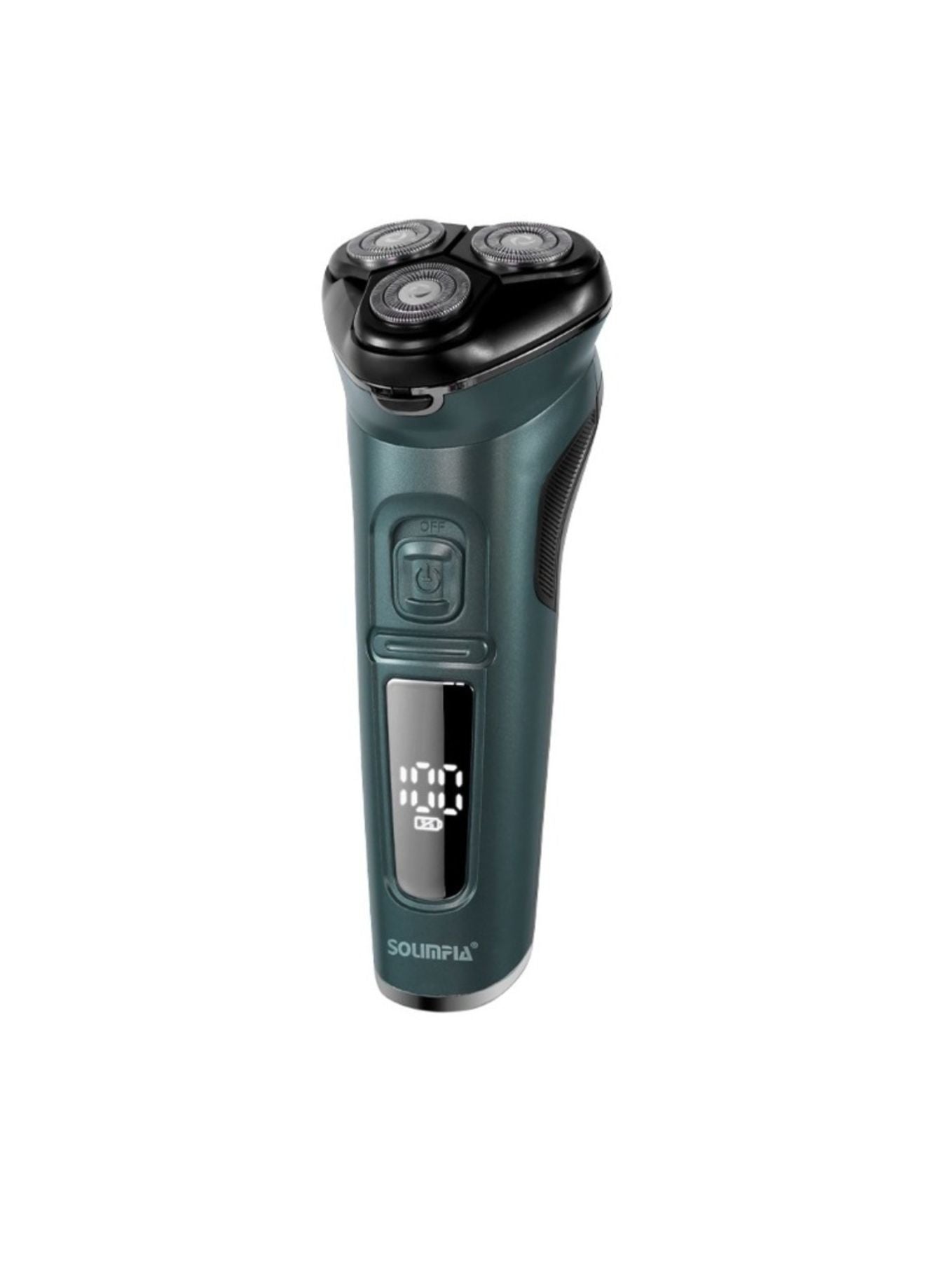 Rechargeable Rotary Electric Shaver with LED Display
