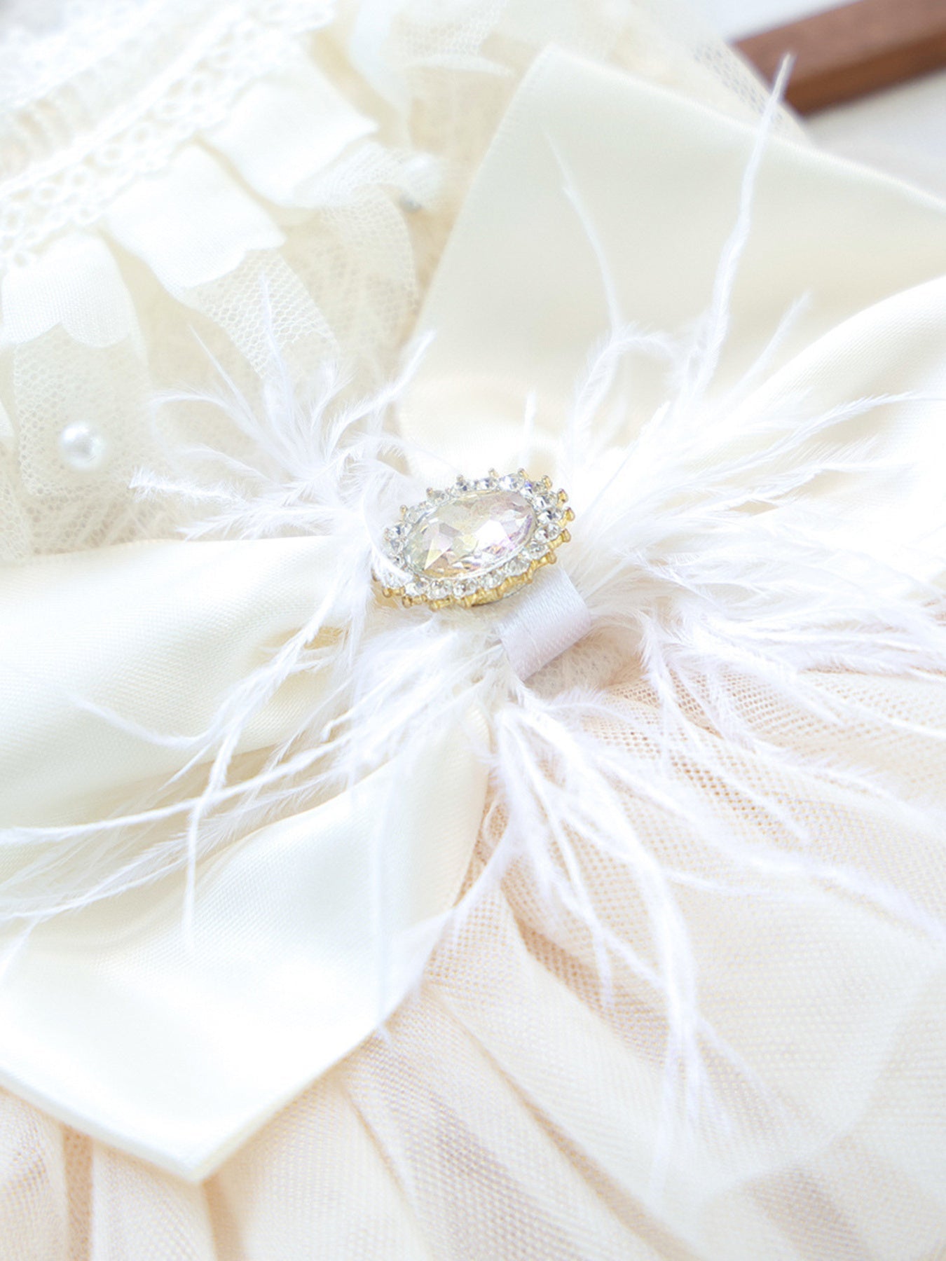 Bow Tulle Ruffle Pet Dress