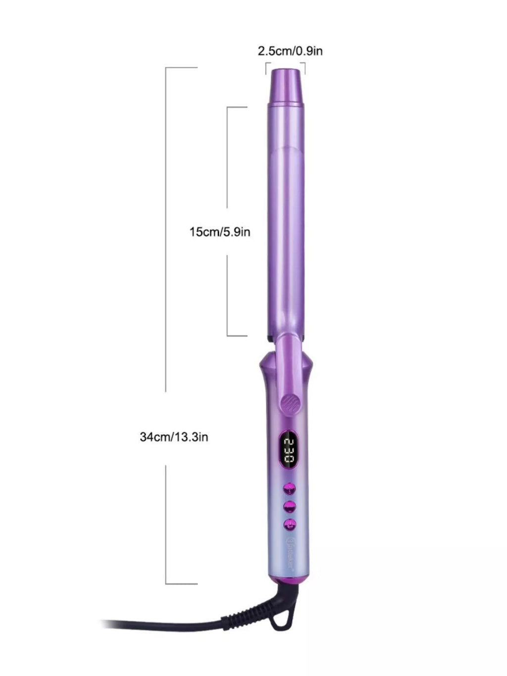 Temperature-Control Heating Curling Iron
