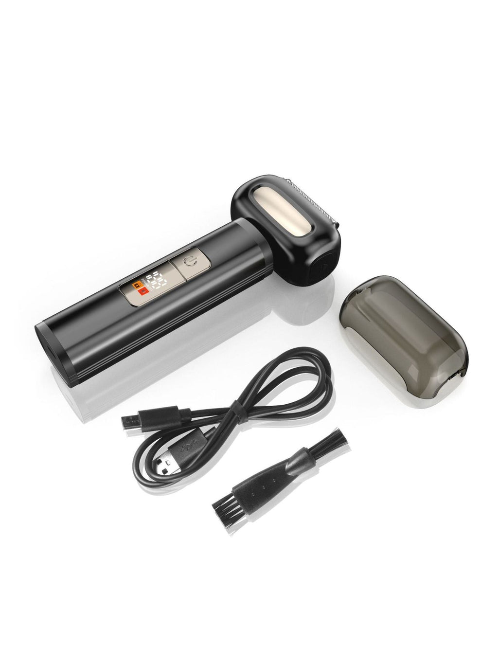 Rechargeable Electric Foil Shaver with Digital Display