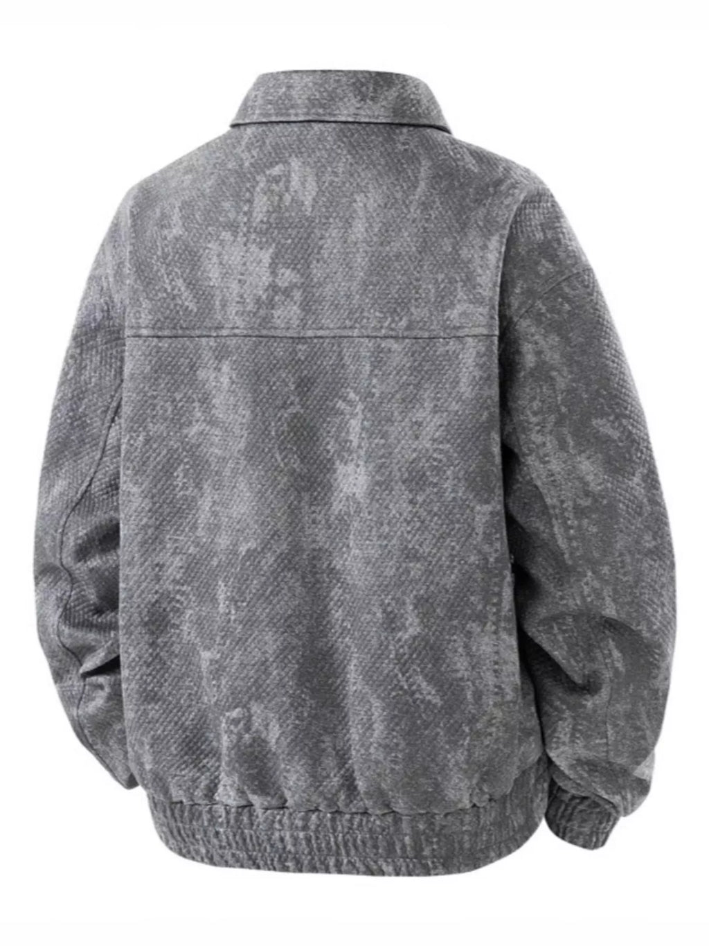 Men's Plus Size Casual Snap-Down Jacket