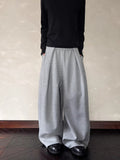 Men's Wide Leg Elastic Waist Casual Pants