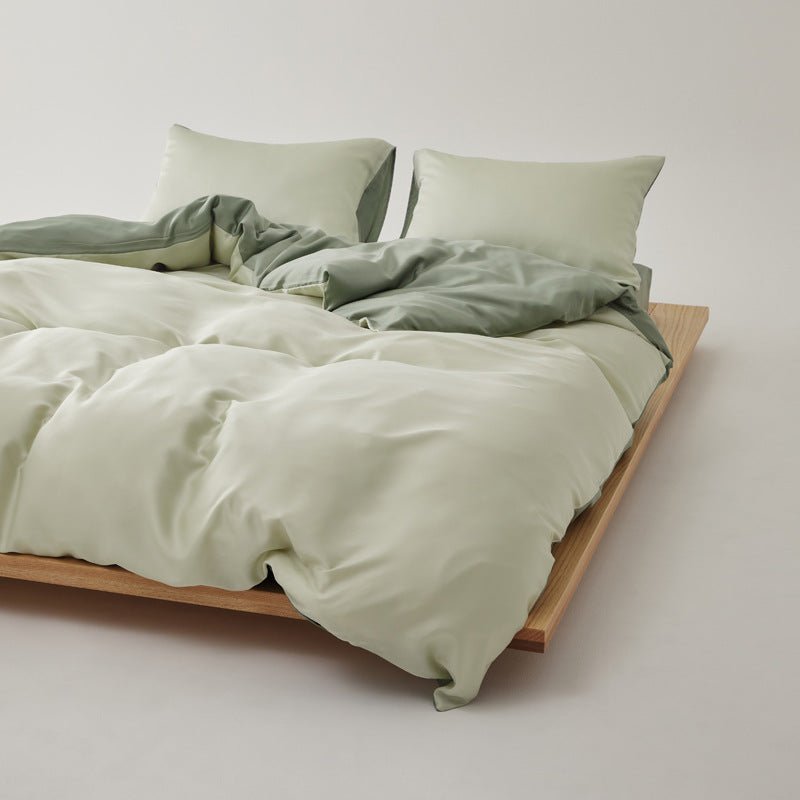 Adeline Pastel Silky Cooling TENCEL™ Bedding Set / Brown