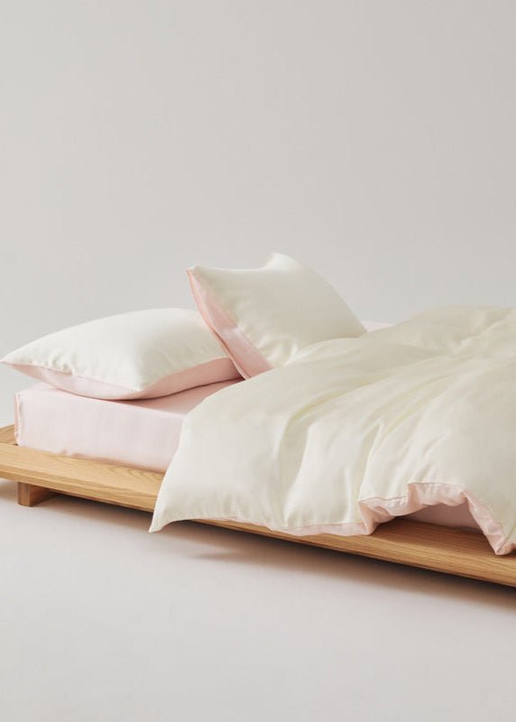 Adeline Pastel Silky Cooling TENCEL™ Bedding Set / Brown