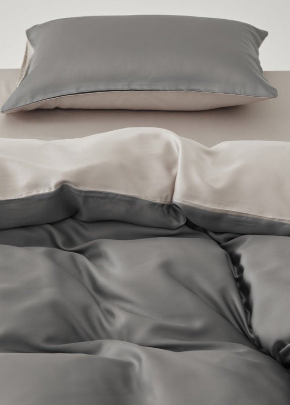 Adeline Pastel Silky Cooling TENCEL™ Bedding Set / Brown