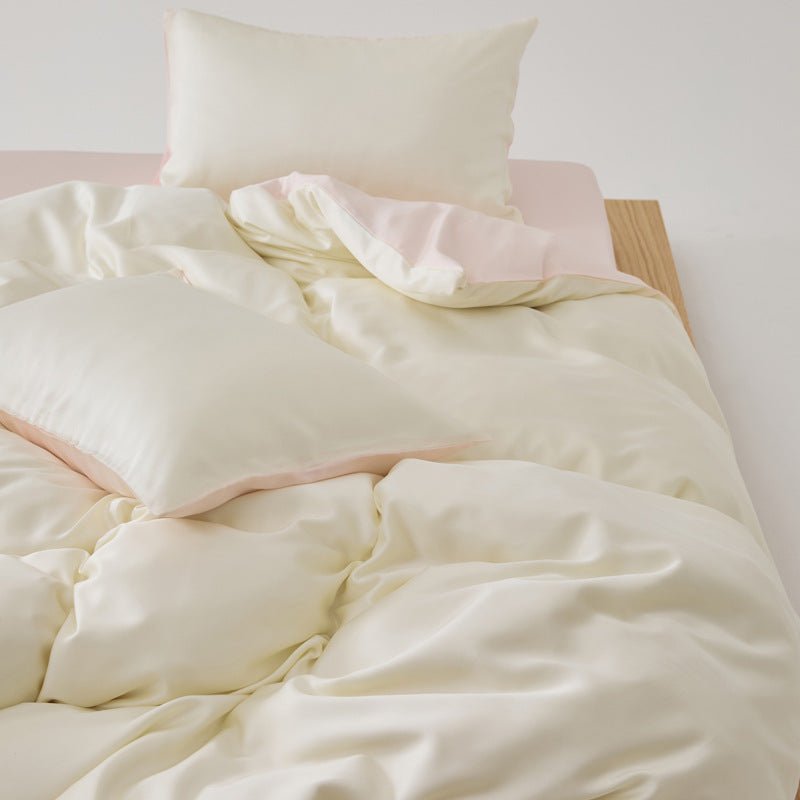 Adeline Pastel Silky Cooling TENCEL™ Bedding Set / Brown