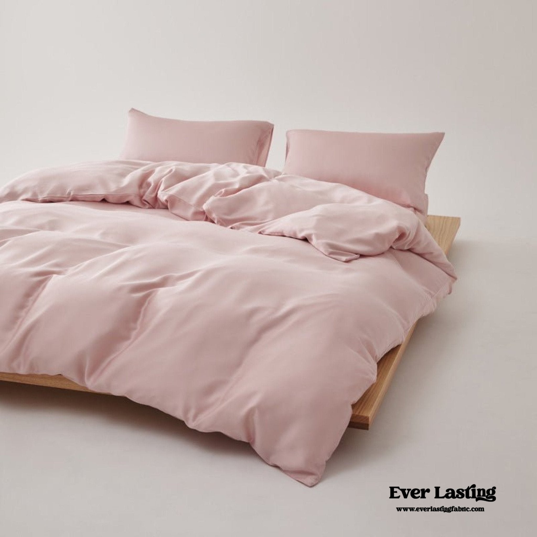 Adeline Pastel Silky Cooling TENCEL™ Bedding Set / Coffee