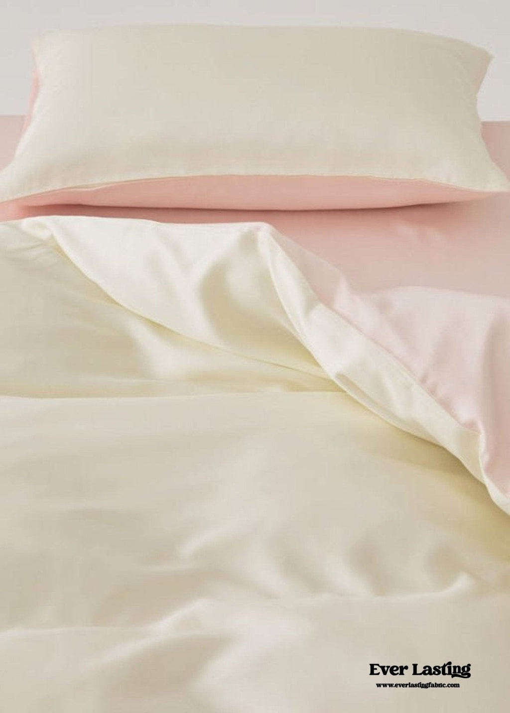 Adeline Pastel Silky Cooling TENCEL™ Bedding Set / Cream