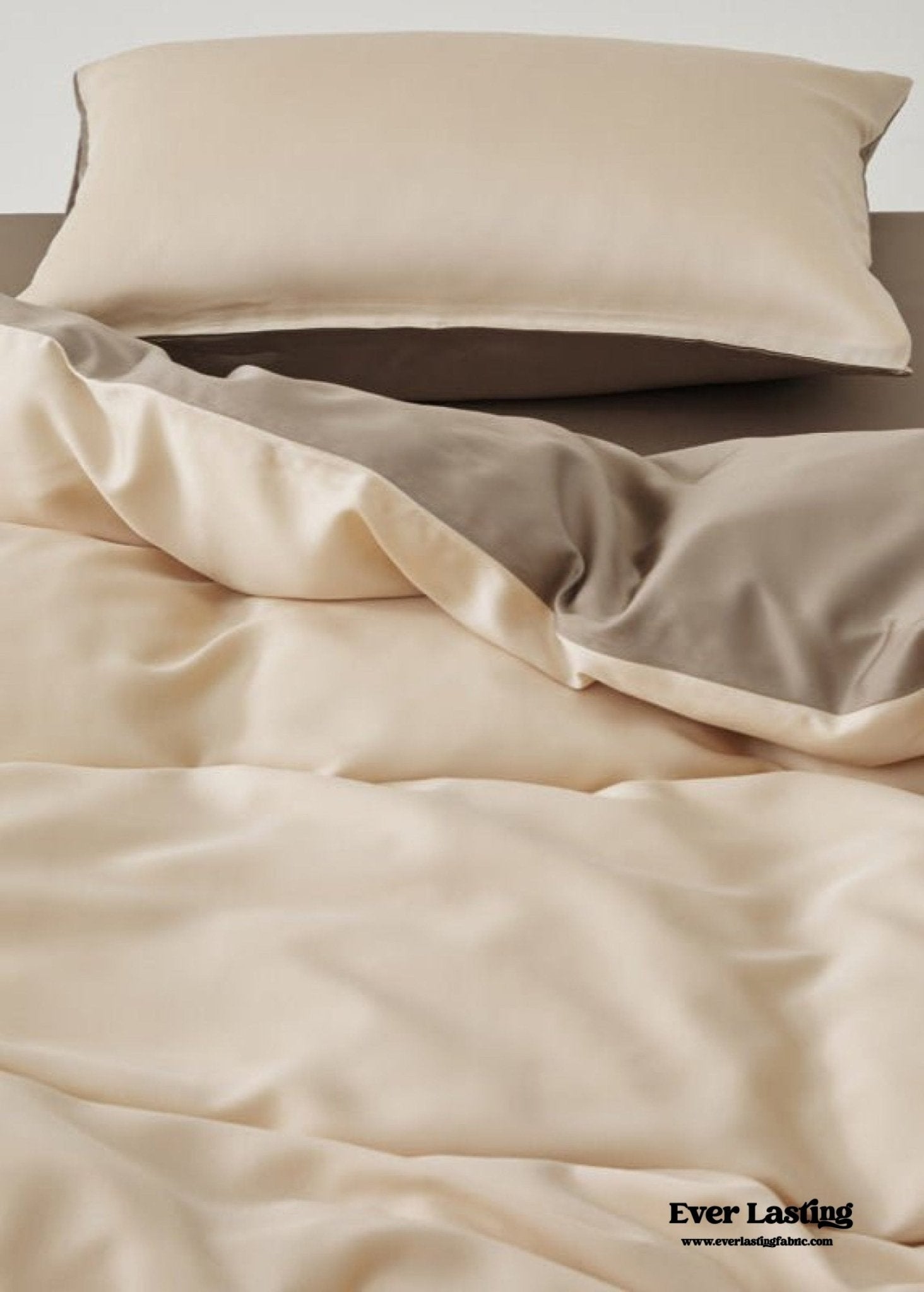 Adeline Pastel Silky Cooling TENCEL™ Bedding Set / Cream