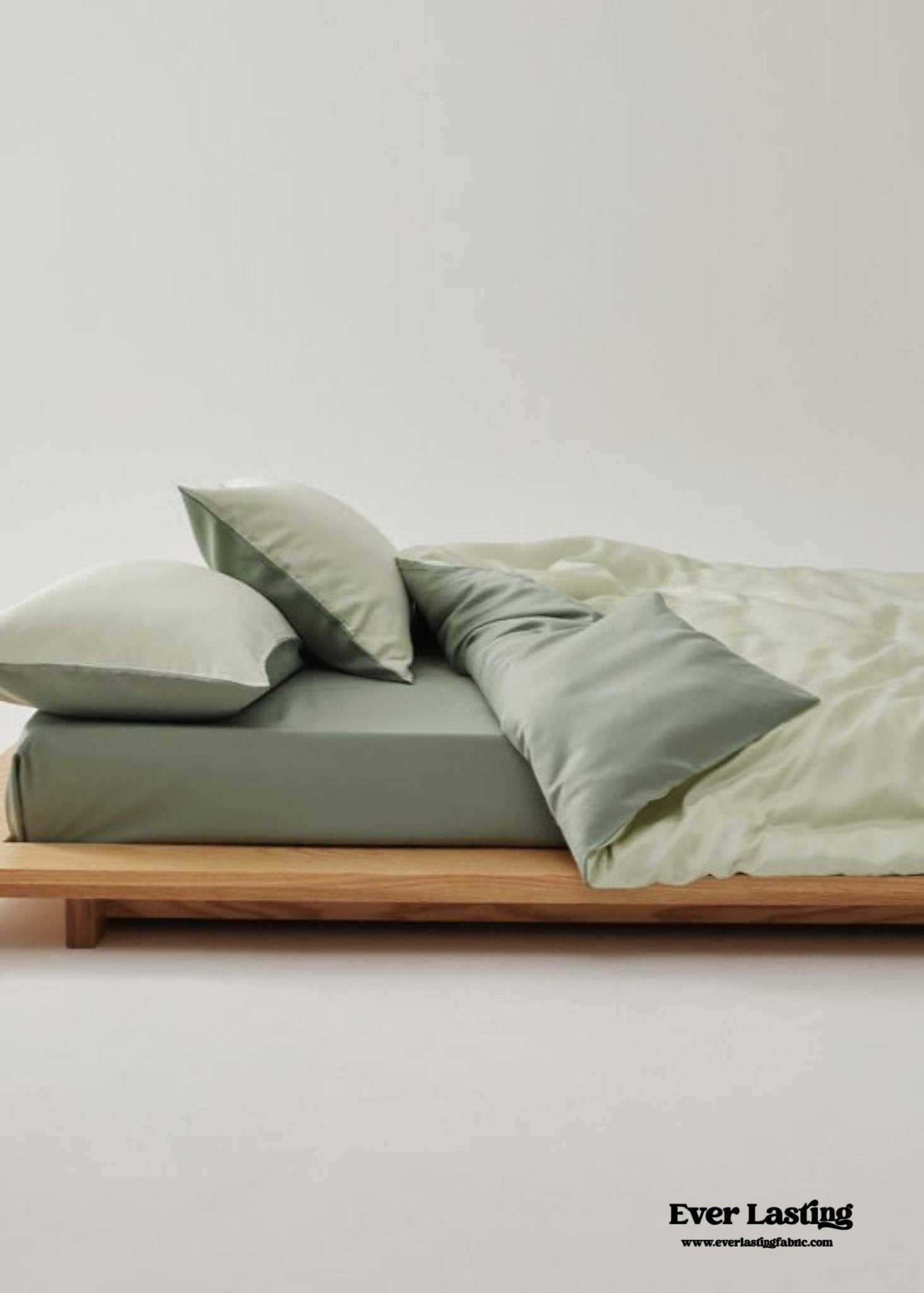 Adeline Pastel Silky Cooling TENCEL™ Bedding Set / Cream
