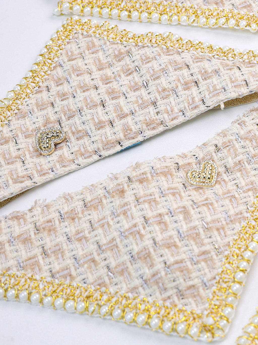 Triangle Tweed Pet Scarf