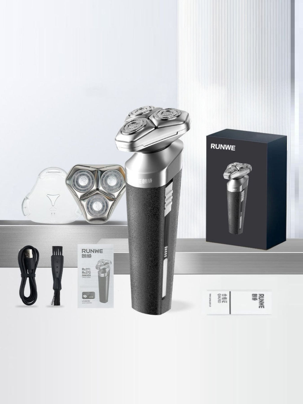 Rechargeable Rotary Shaver