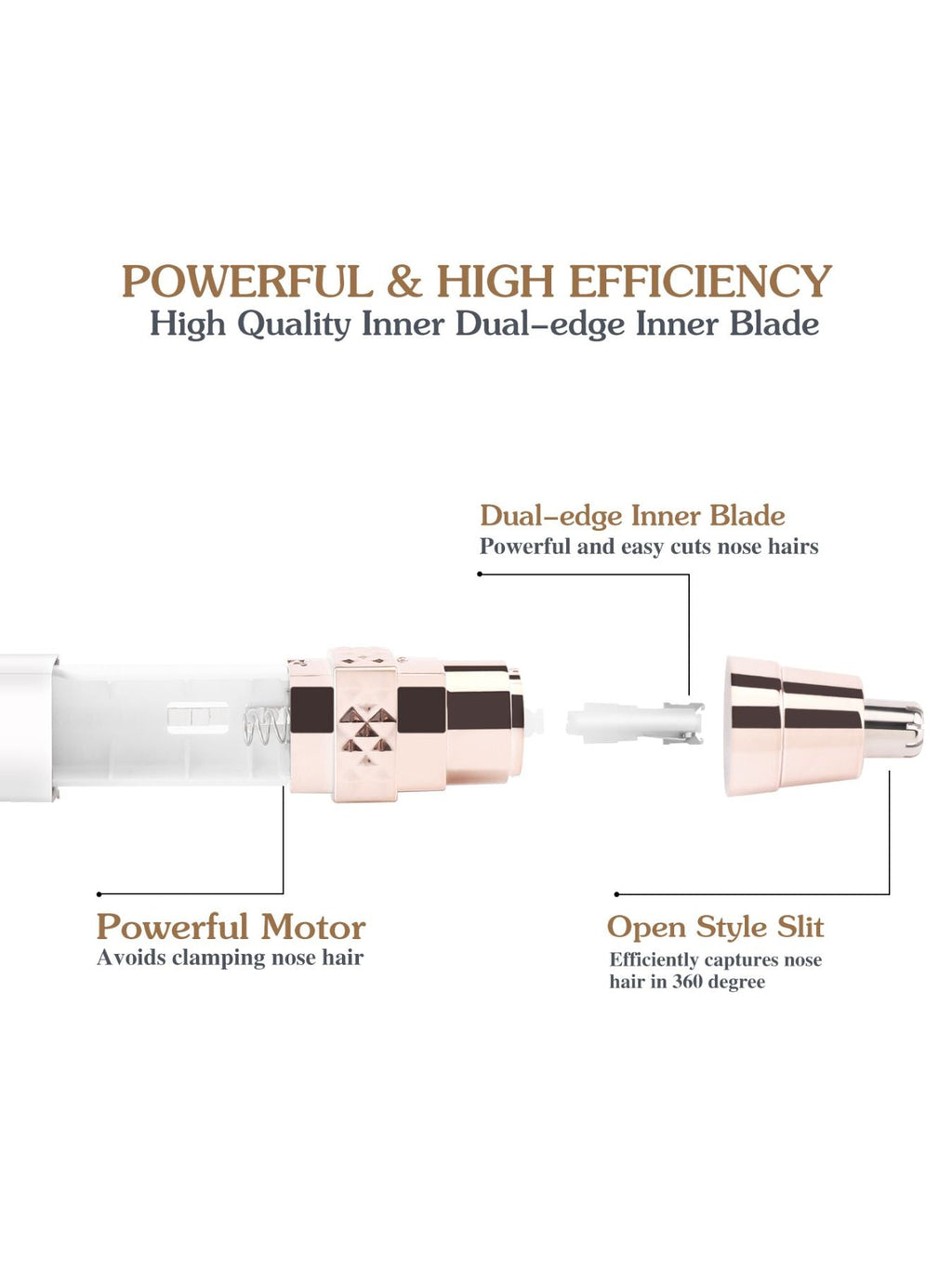 Portable Nose Hair Trimmer