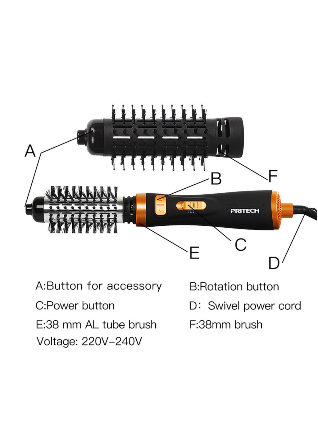 Fast Heating Hot Air Brush