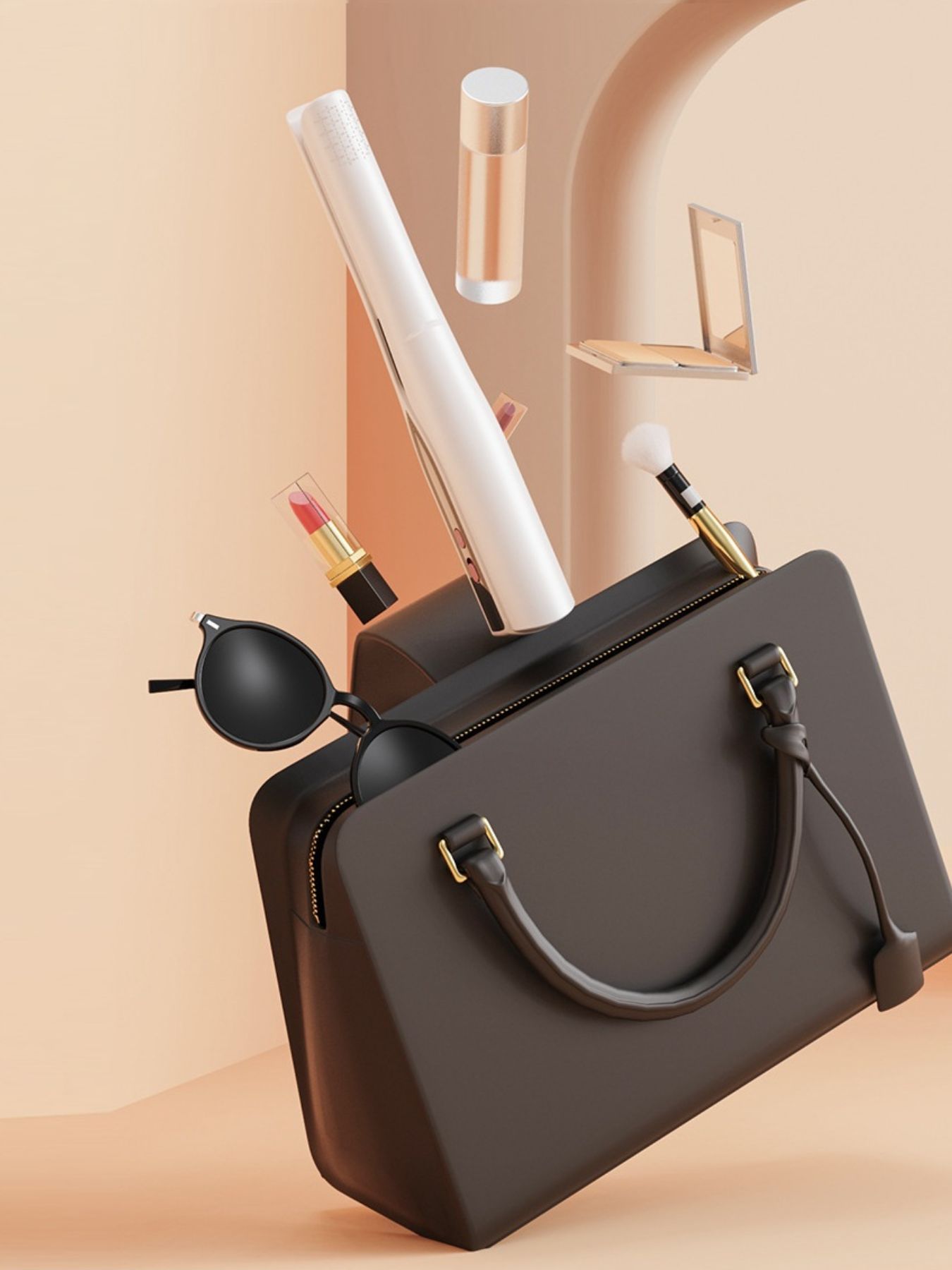 Portable Ceramic Hair Straightener