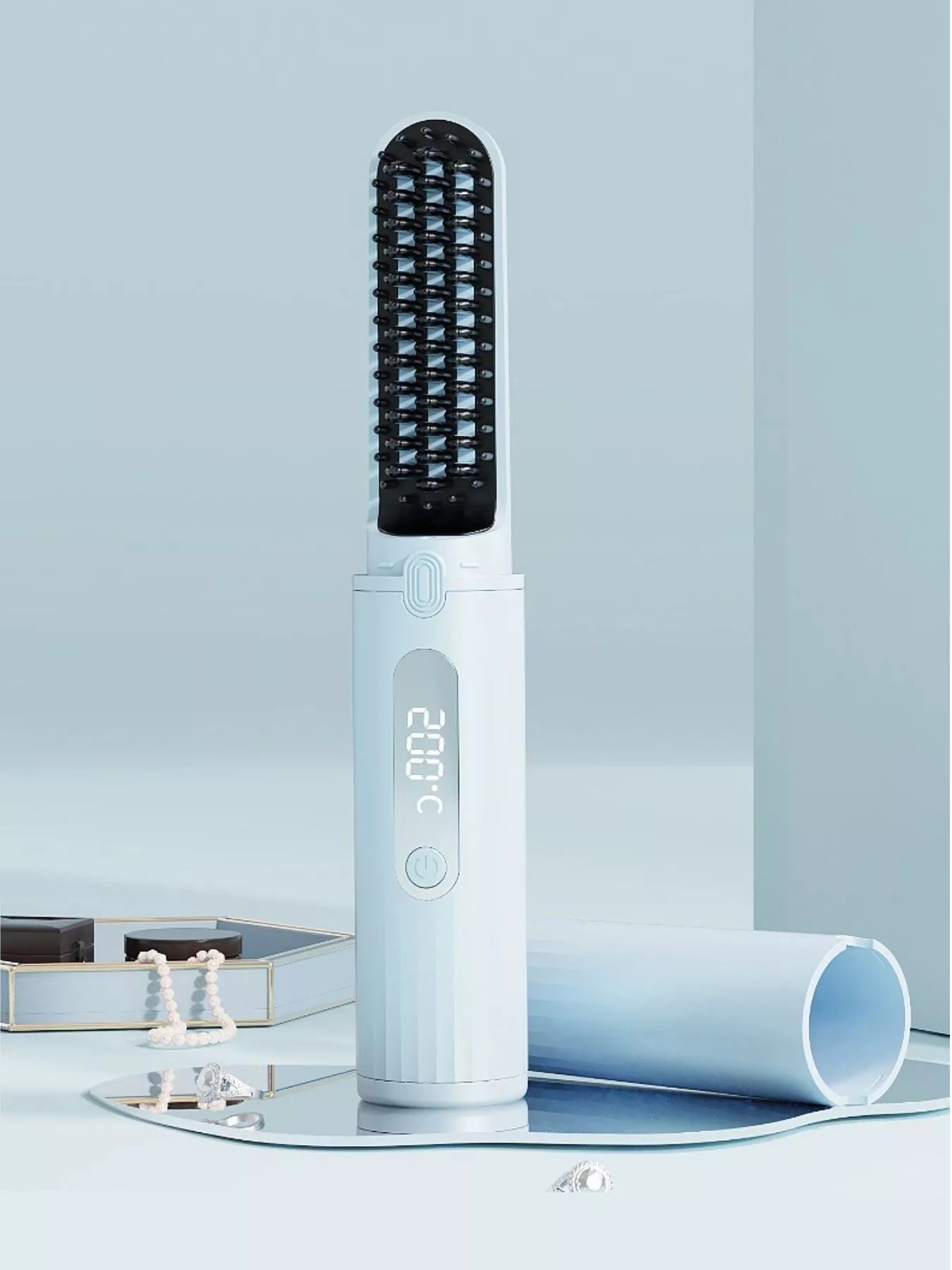 Portable Heated Straightening Comb