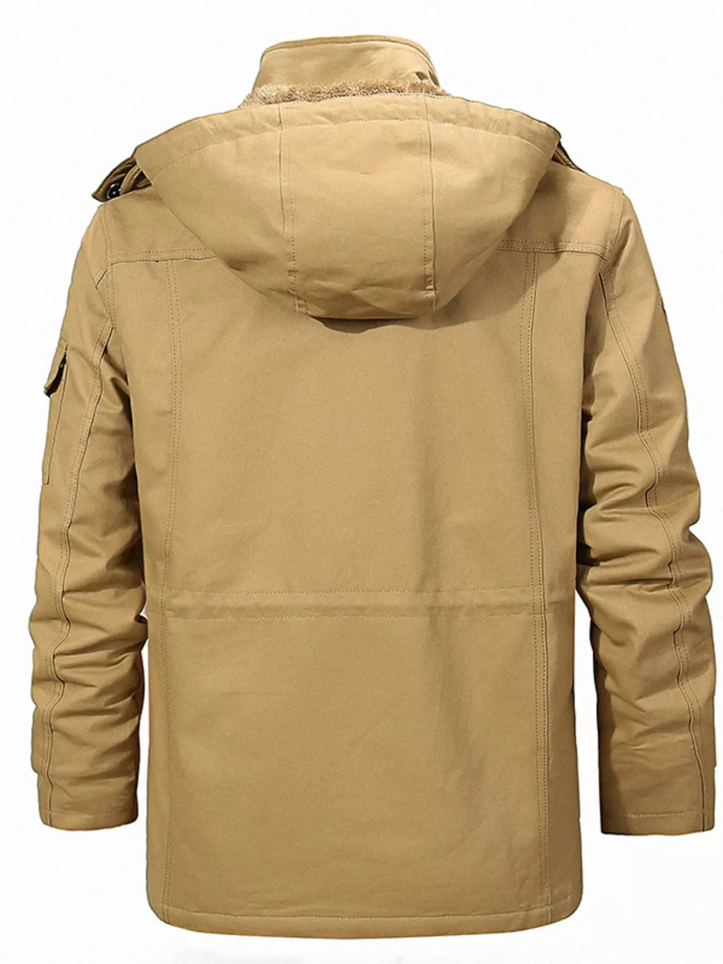 Men's Full Size Zip Up Fleece Lined Jacket Plus Size