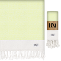 Artisan's Zigzag Peshtemal Beach Bath Gym Yoga For Travel Spa And Wellness Turkish Towel