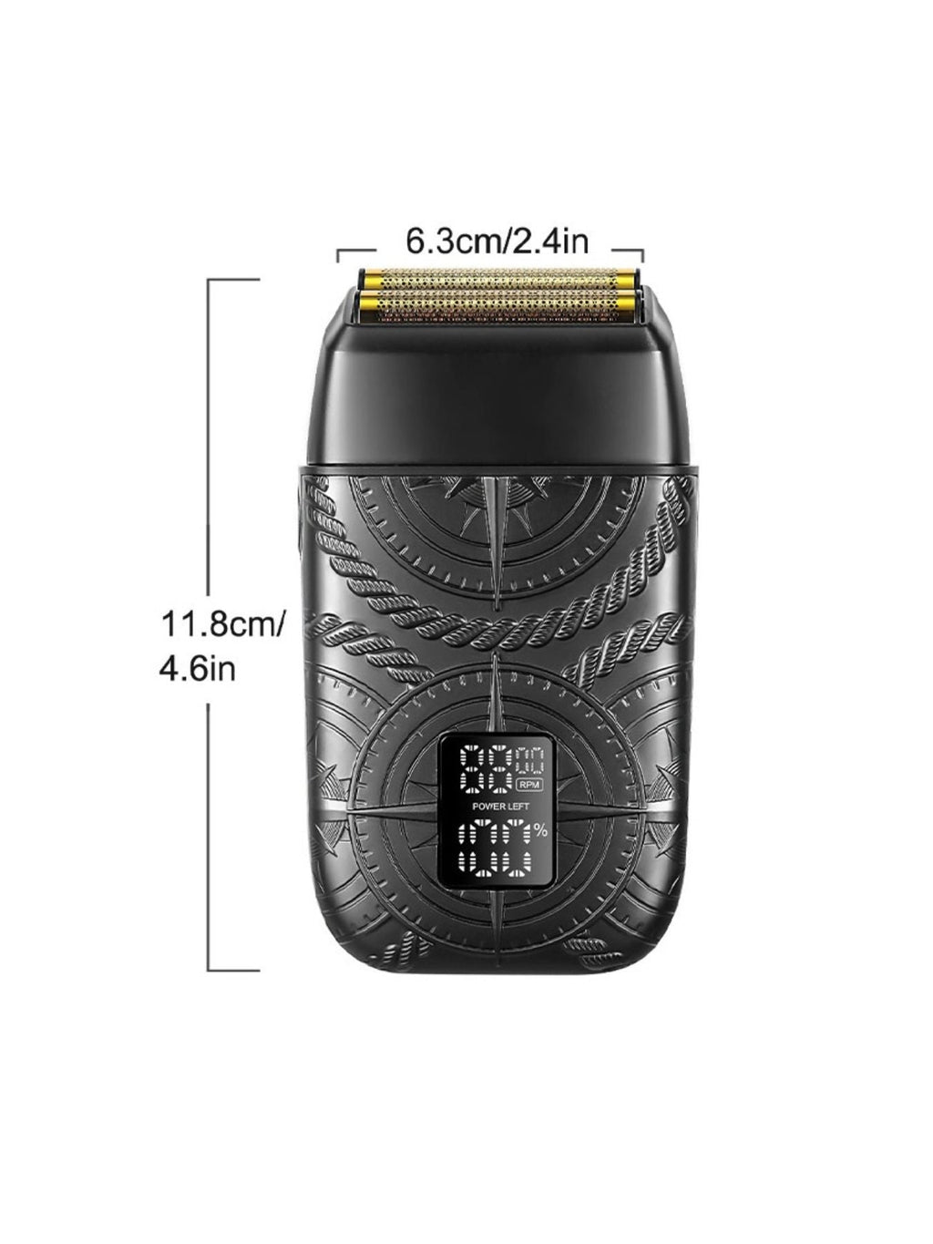 Electric Foil Shaver with LED Display