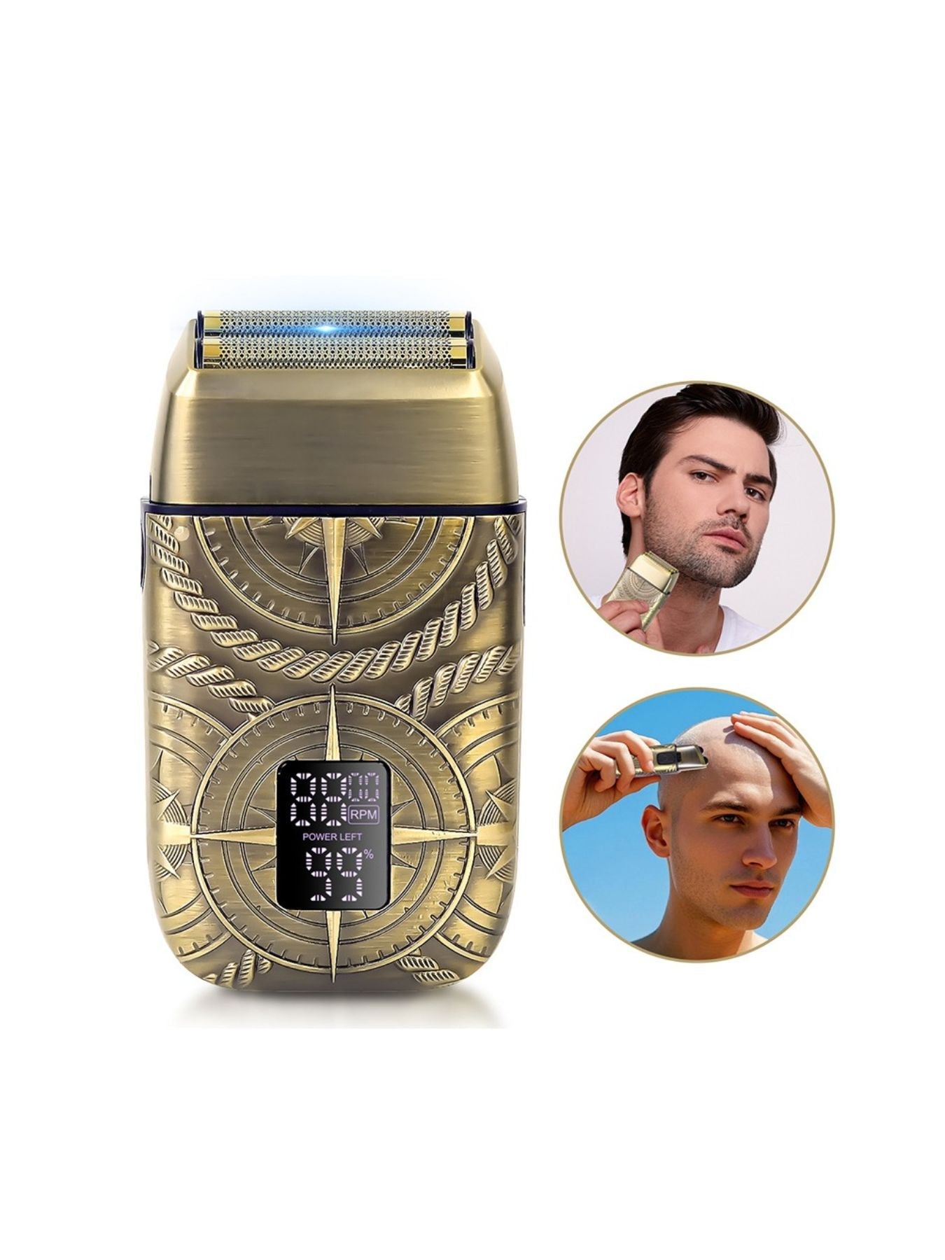 Electric Foil Shaver with LED Display