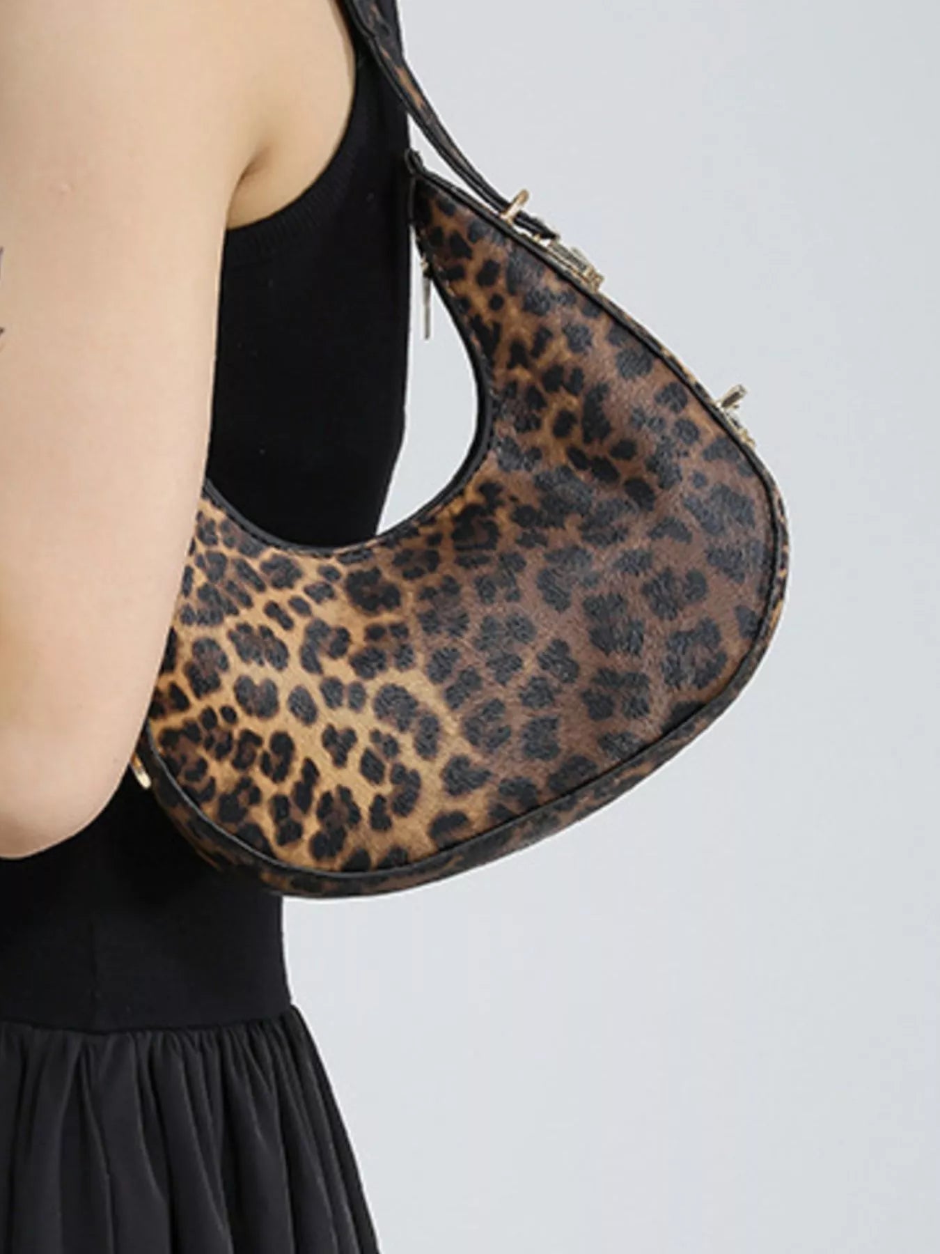 Leopard Print Shoulder Bag