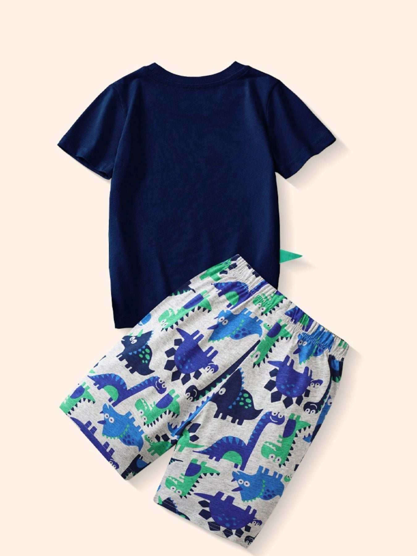 Children's Dinosaur Short Sleeve Tee and Shorts Set