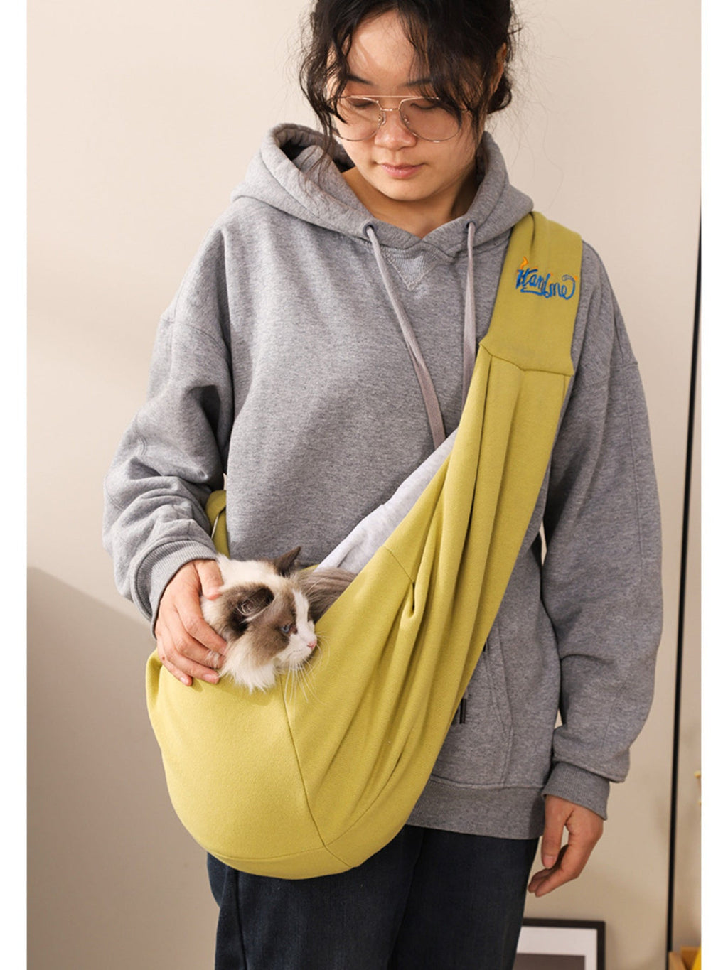 Comfortable Pet Carrier Sling Bag