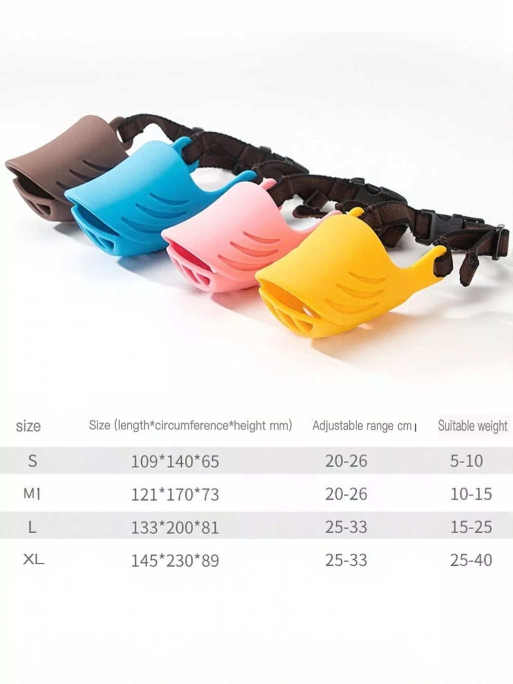 Duck-Billed Style Pet Muzzle