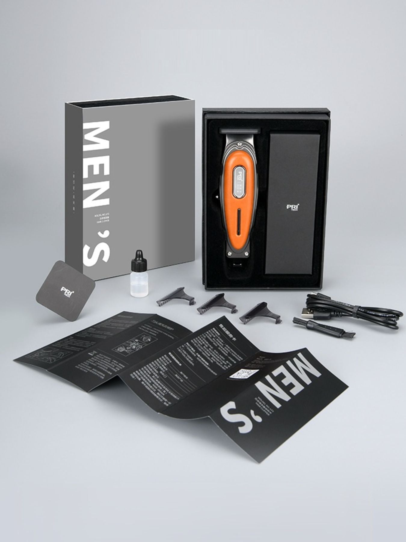 Cordless Hair Clipper with LED Display