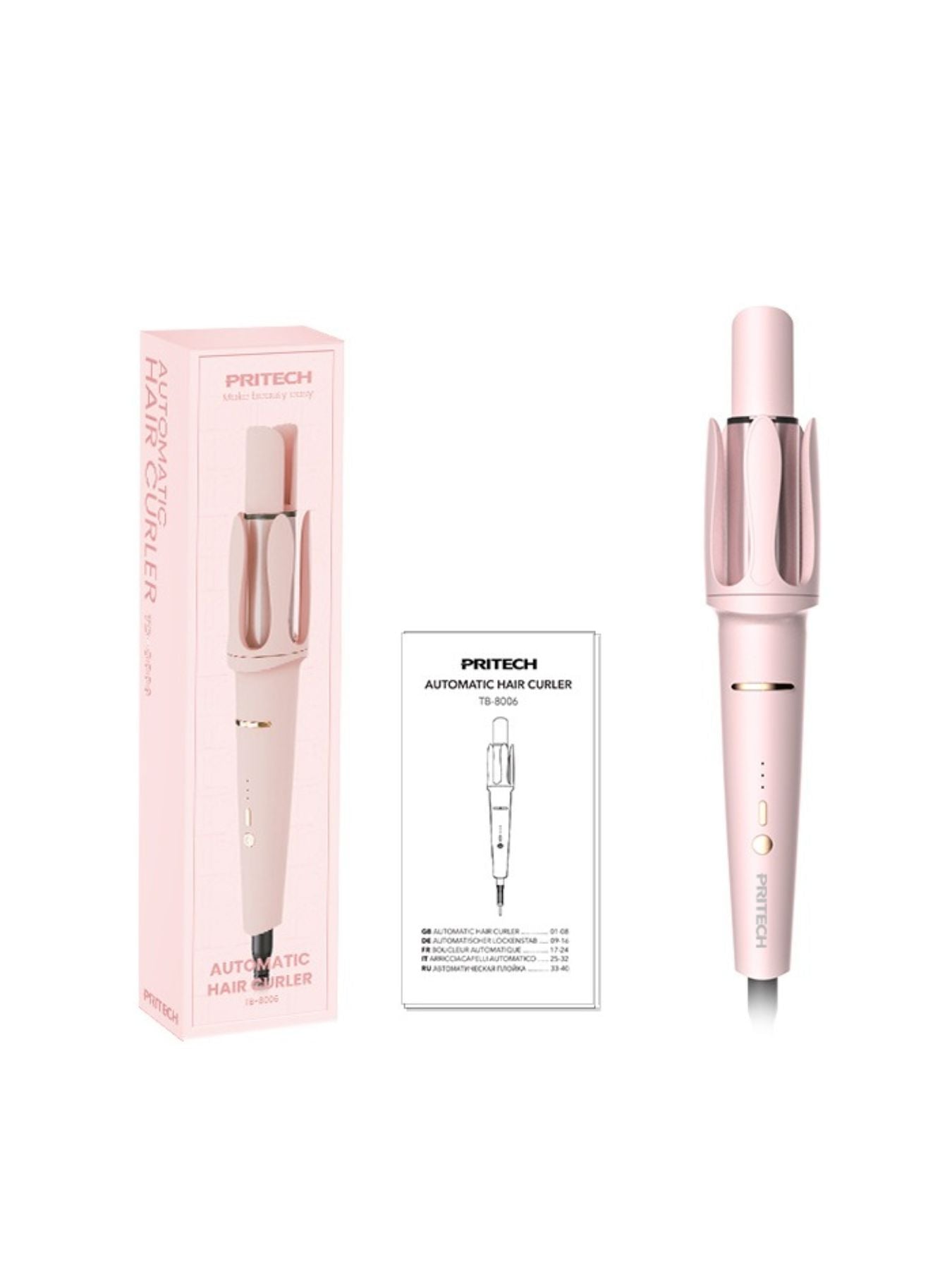 Automatic Rotating Hair Curling Iron