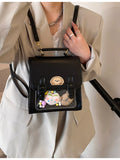 Cartoon Patch Decor Backpack Bag