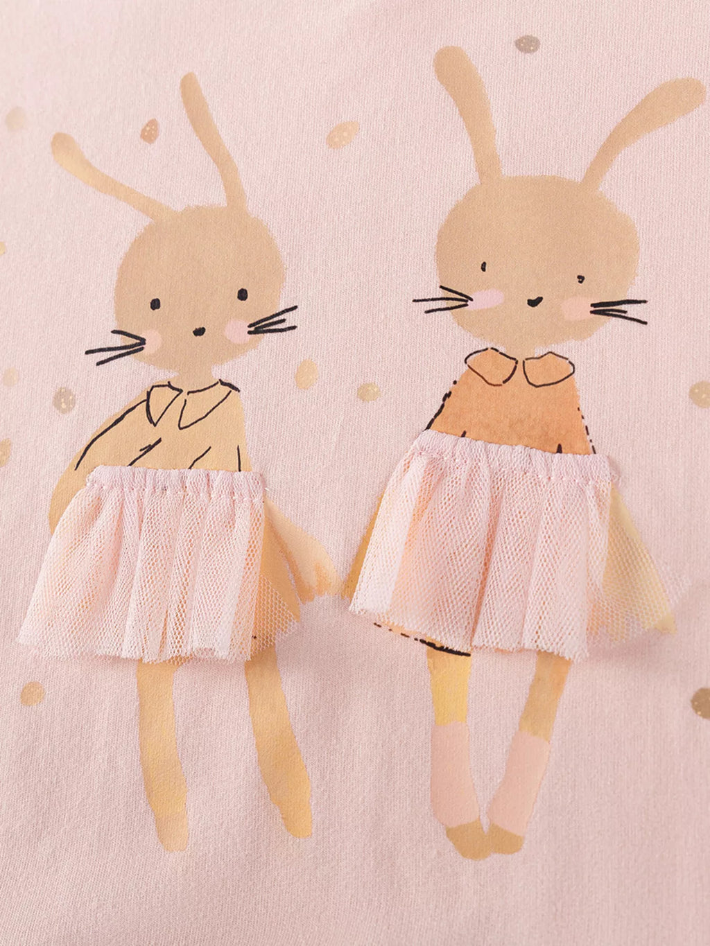 Children's Bunny Tulle Layered Dress