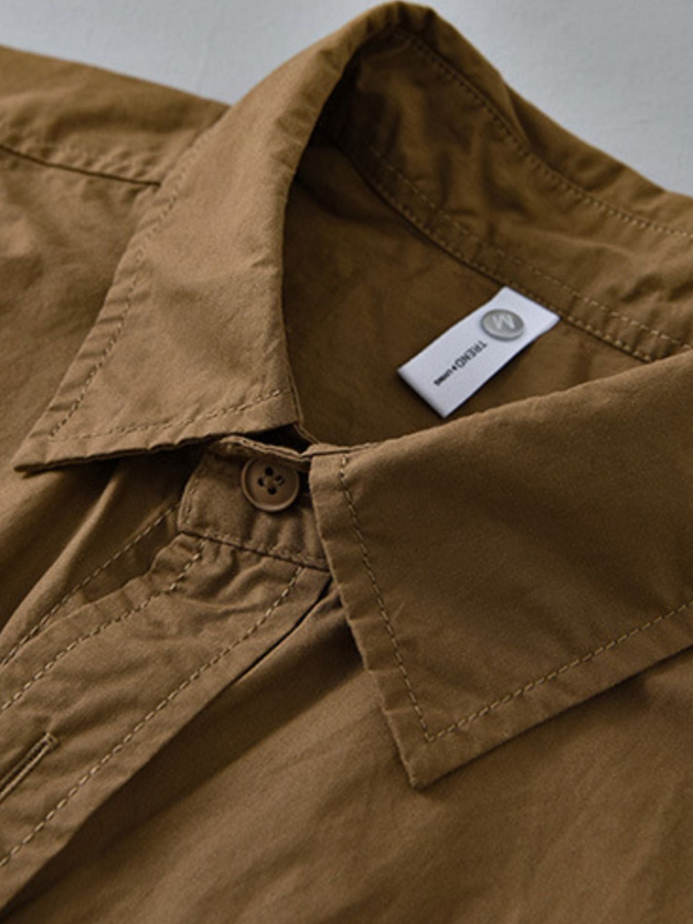 Men's Plus Size Casual Short Sleeve Button-Down Shirt