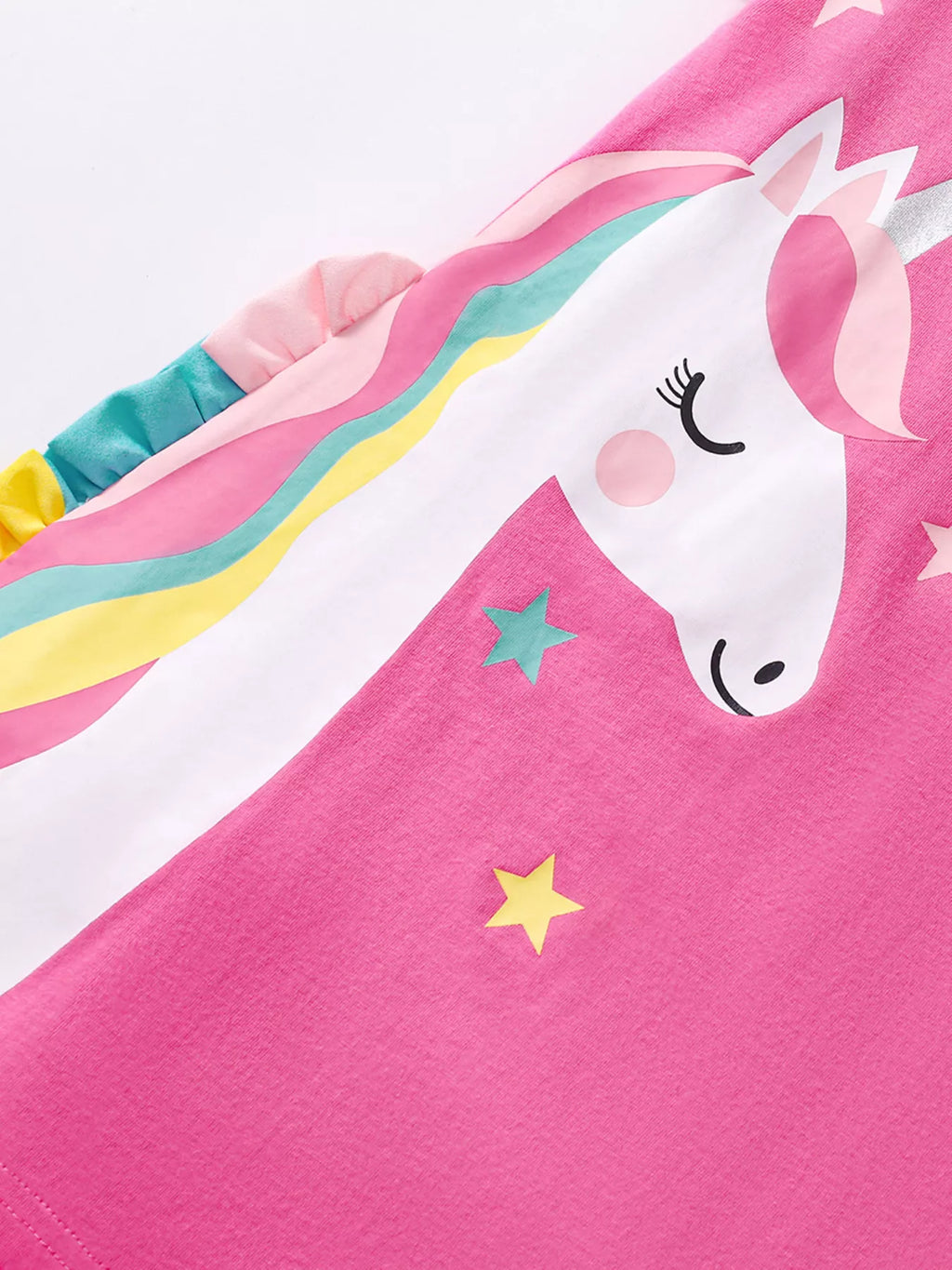 Children's Unicorn Graphic Short Sleeve Dress