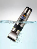 Waterproof Hair Clipper with LED Display