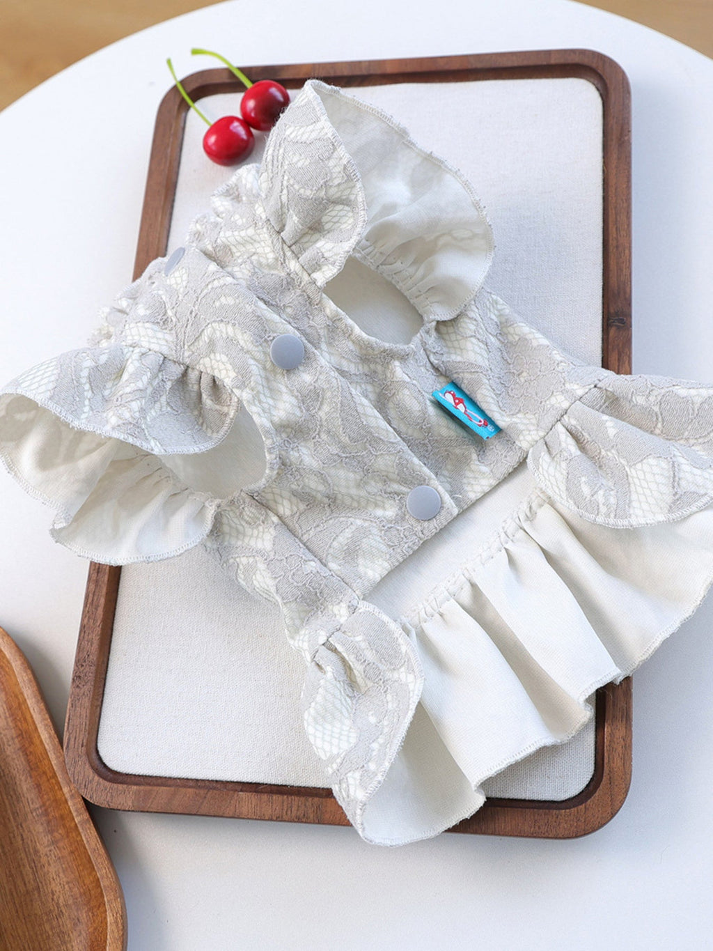 Ruffled Pet Dress with Bow