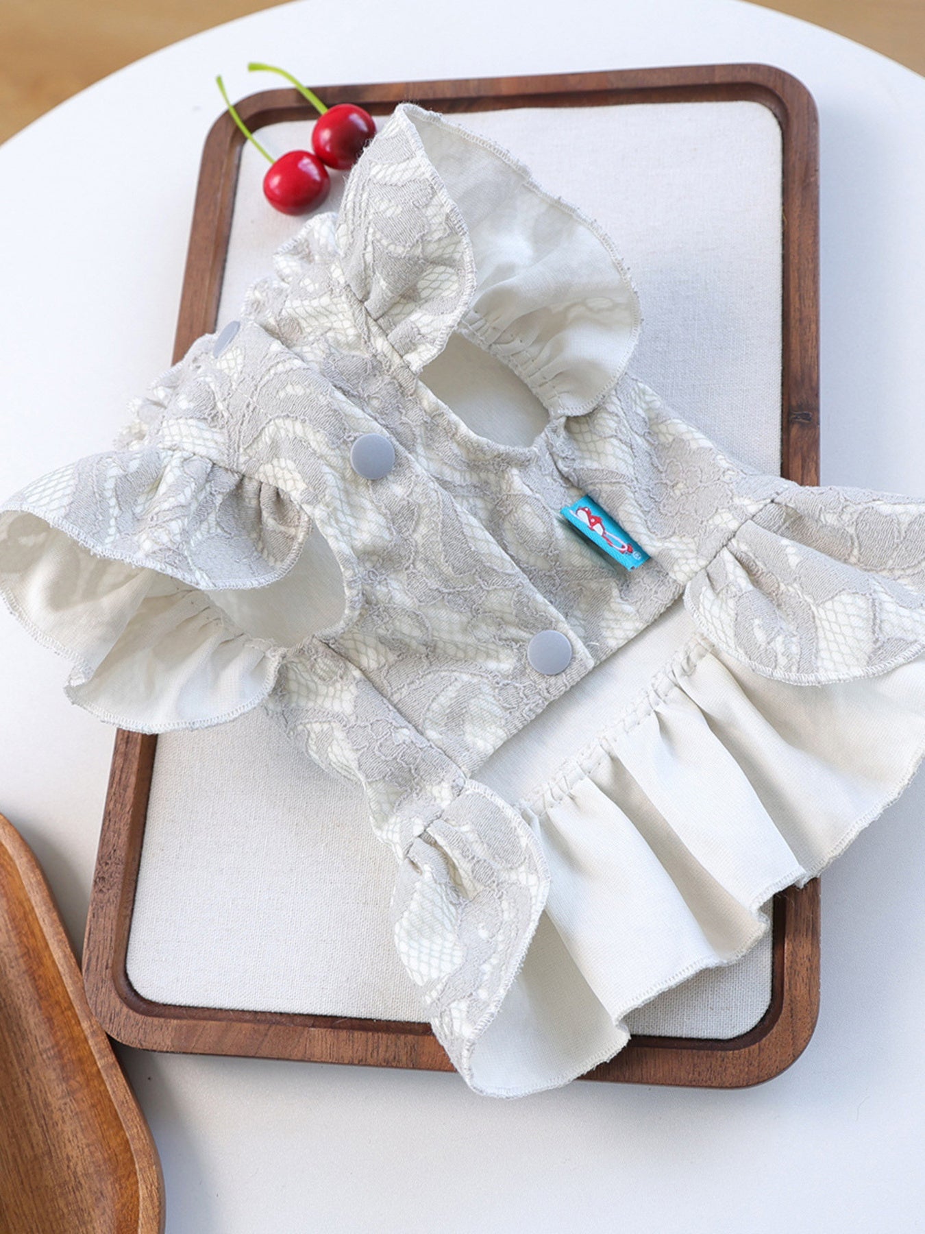 Ruffled Pet Dress with Bow