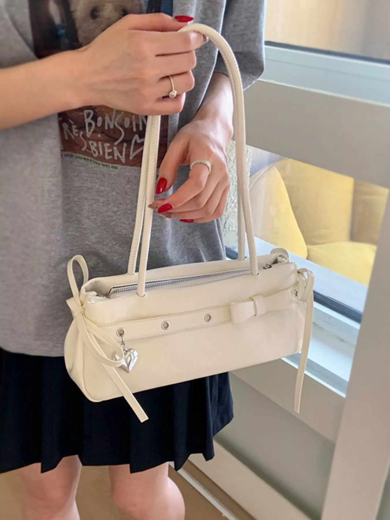 PU Leather Shoulder Bag