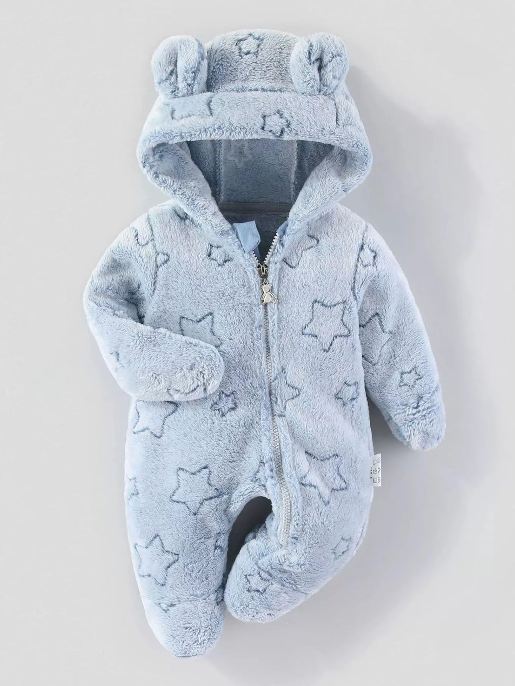 Children's Plush Hooded One-Piece
