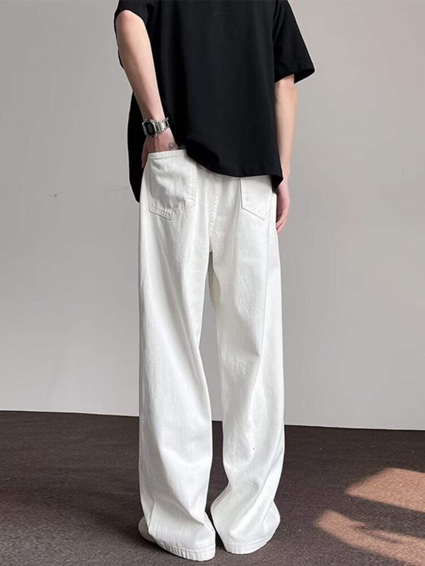 Men's Full Size Wide Leg Jeans Plus Size